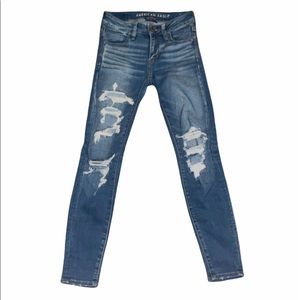 American Eagle Distressed Jeggings